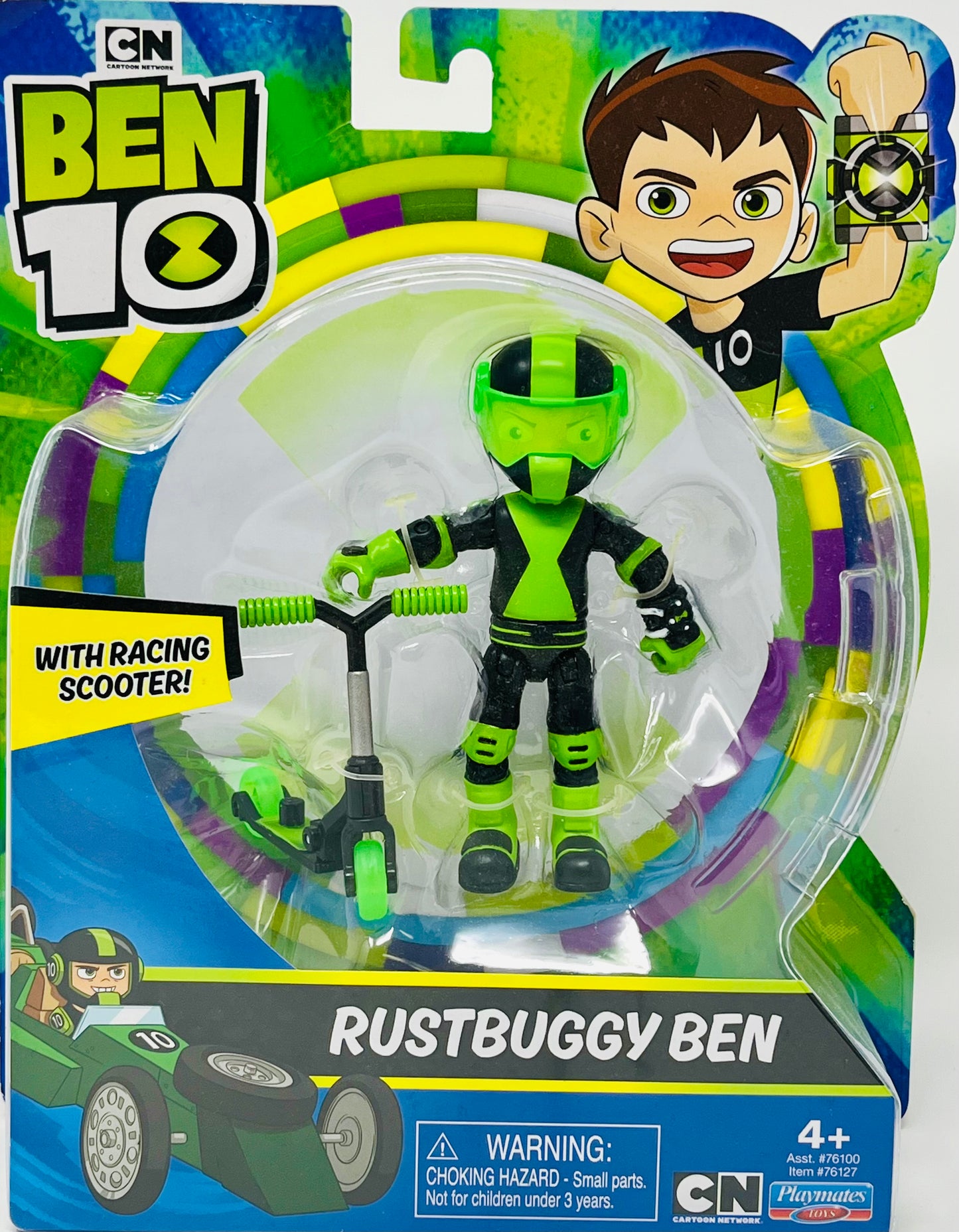 Ben 10 Basic Rustbuggy Ben Action Figure With Racing Scooter