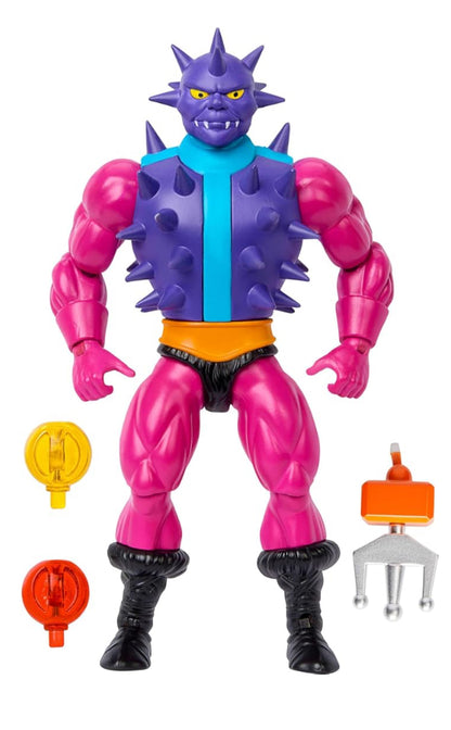 Masters of the Universe Origins Toy, Spikor Cartoon Collection Action Figure, 5.5-inch MOTU Villain, 16 Joints, Claw Hand & Game Pieces