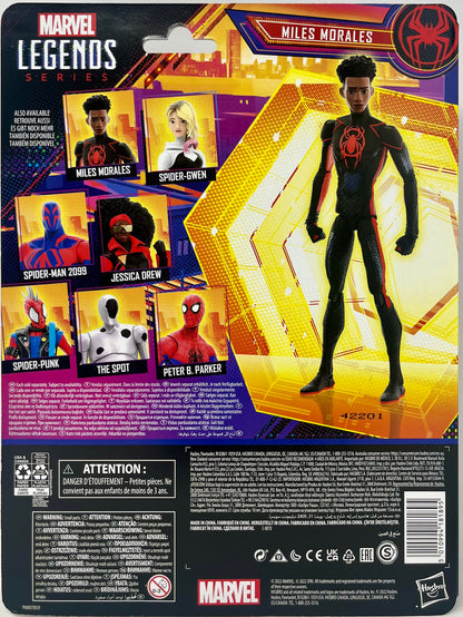 Marvel Legends Series Spider-Man: Across The Spider-Verse Miles Morales 6-inch Action Figure Toy, 3 Accessories