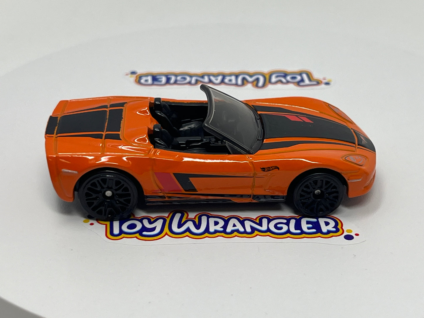 Hot Wheels Corvette C6 40/250 Orange Black Convertible With Protector