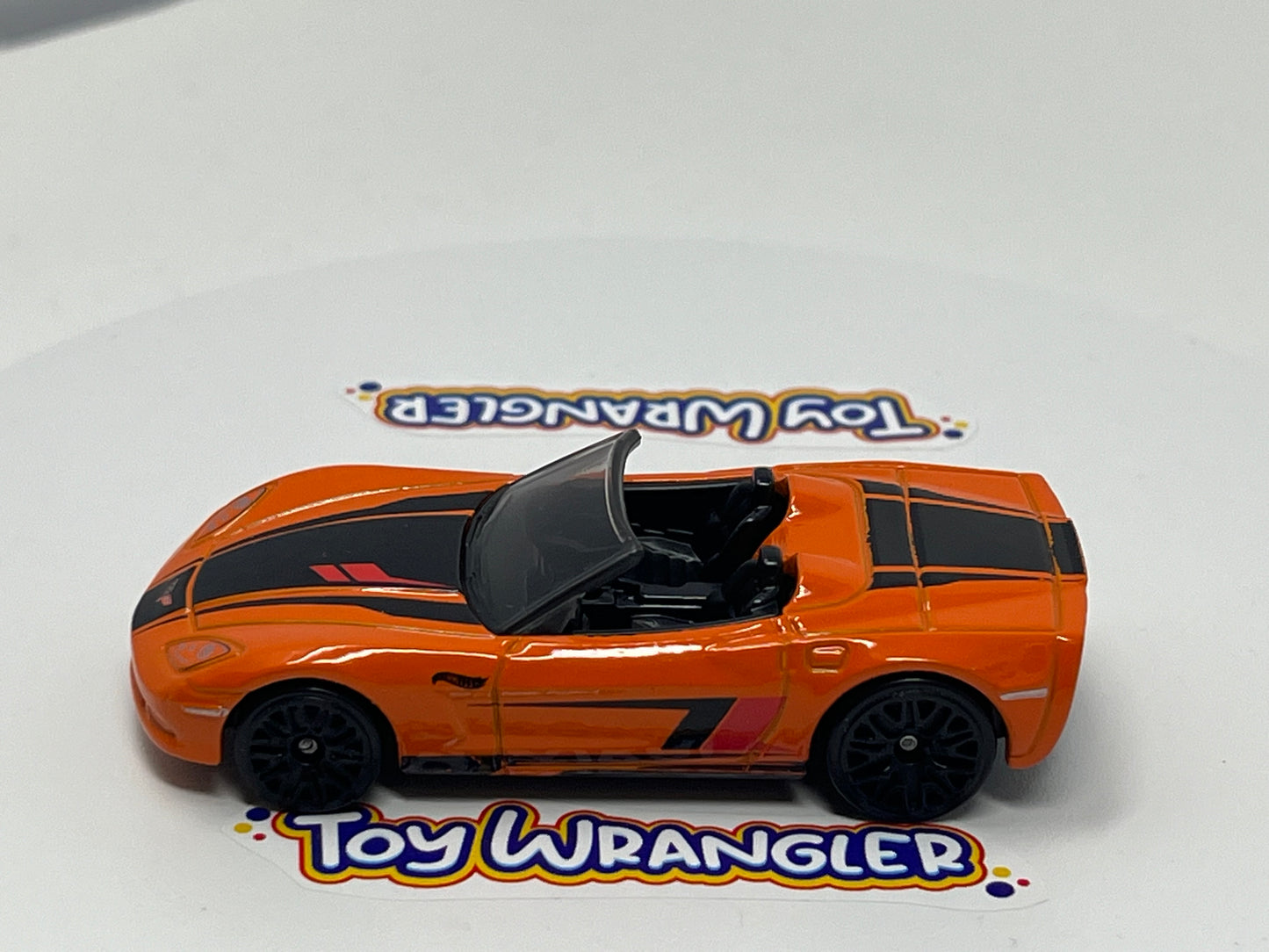 Hot Wheels Corvette C6 40/250 Orange Black Convertible With Protector