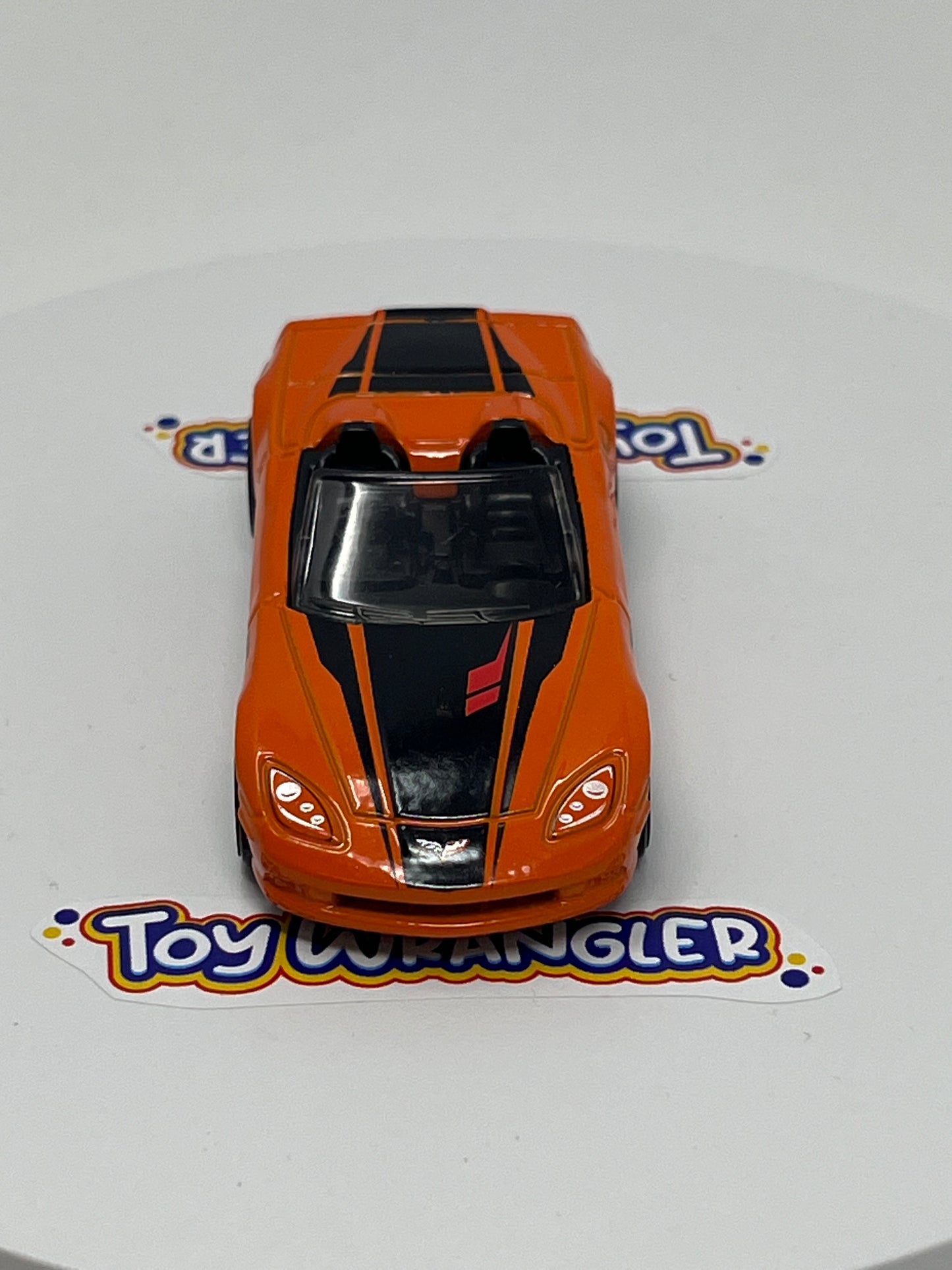 Hot Wheels Corvette C6 40/250 Orange Black Convertible With Protector