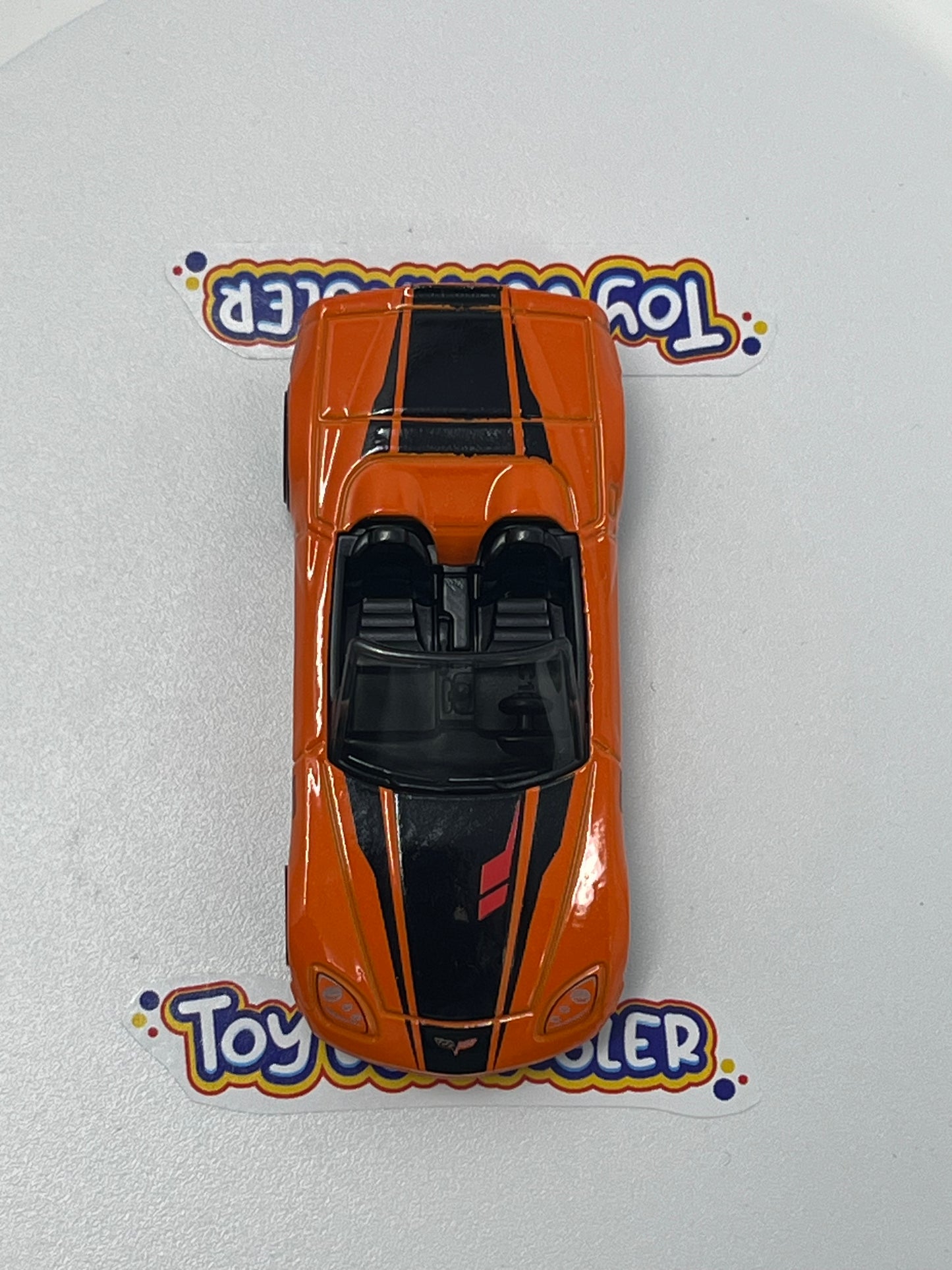Hot Wheels Corvette C6 40/250 Orange Black Convertible With Protector