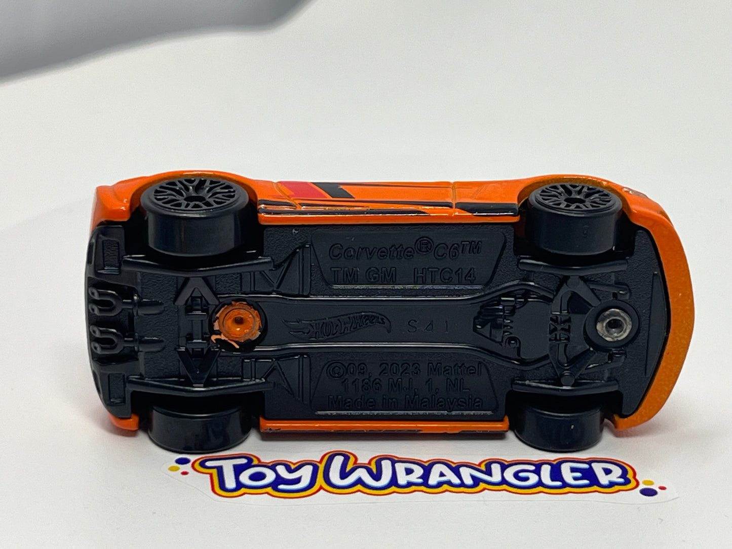 Hot Wheels Corvette C6 40/250 Orange Black Convertible With Protector