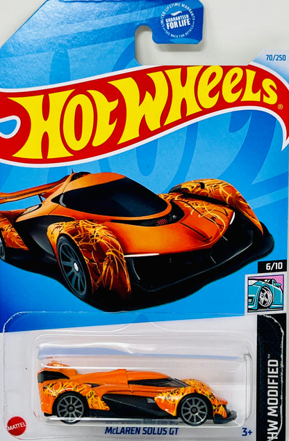 Hot Wheels McLaren Solus GT Orange 70/250 HW Modified 6/10