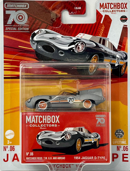 Matchbox 1954 JAGUAR D-TYPE Collector Series 6/22 70th Anniversary