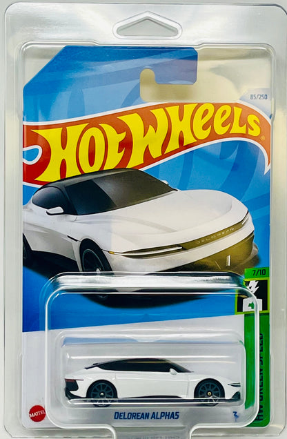 Hot Wheels Green Speed Delorean Alpha5 85/250 With Protector