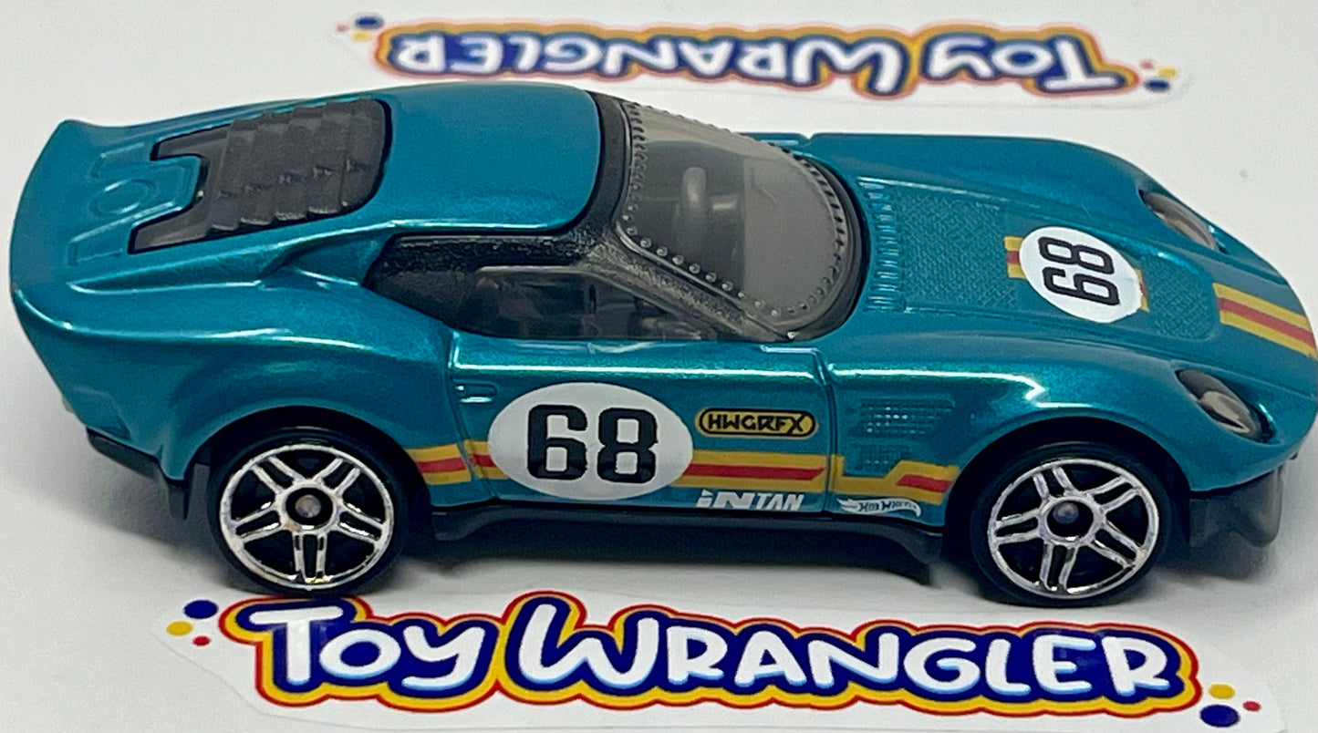 Hot Wheels El Segundo Coupe Teal HW Turbo 51/250 With Protector