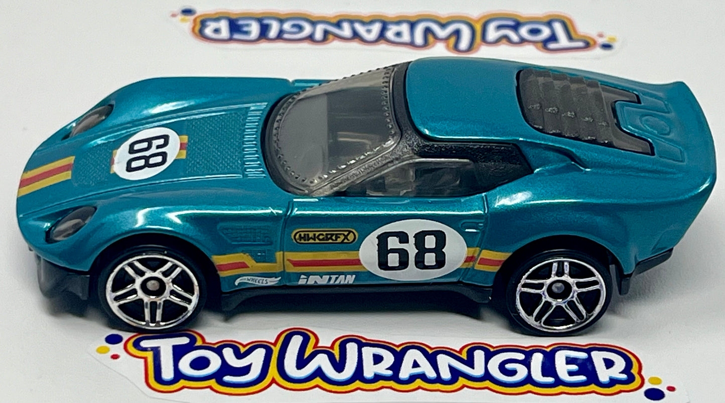 Hot Wheels El Segundo Coupe Teal HW Turbo 51/250 With Protector