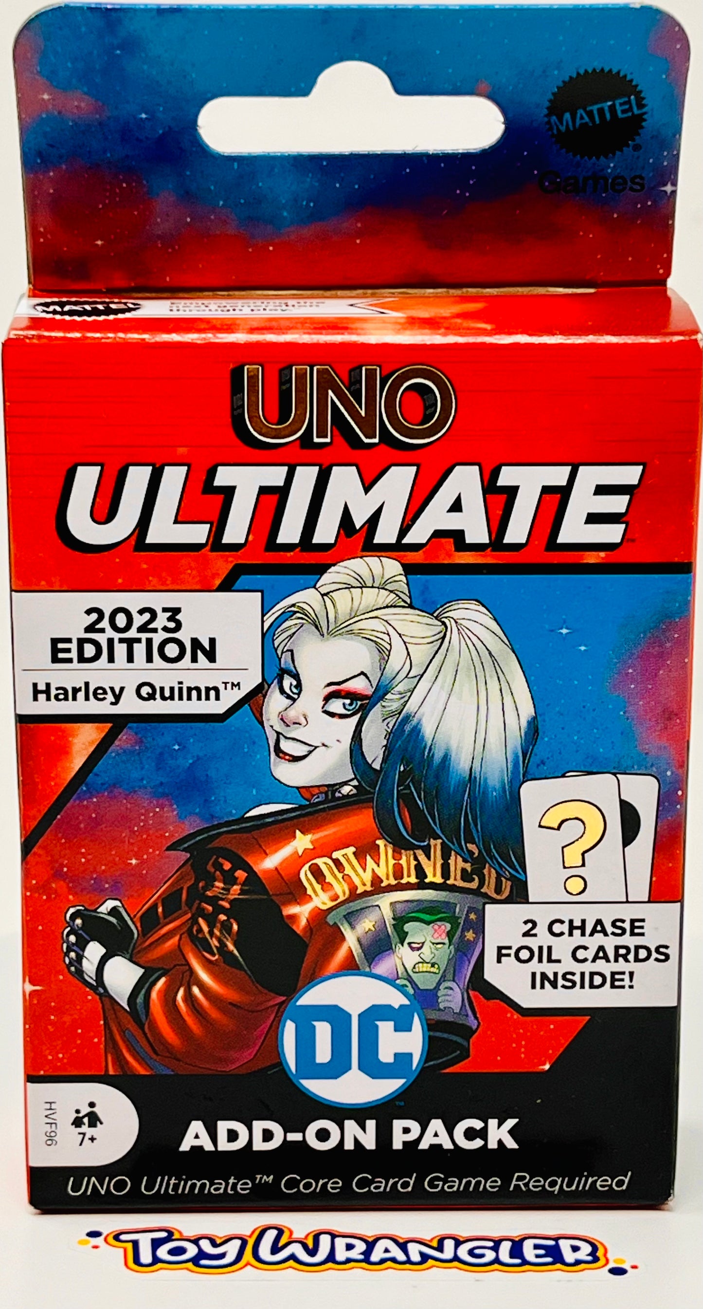 Uno Ultimate DC Harley Quinn Add-On Pack With 2 Chase Foil Cards