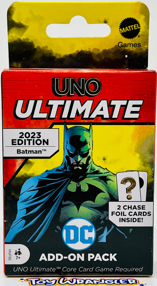 DC UNO Ultimate Batman Add-On Pack w/2 Chase Foil Cards