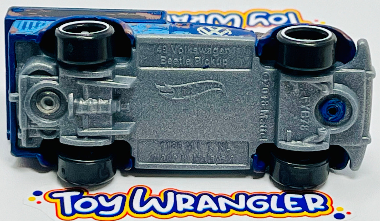 Hot Wheels Blue '49 Volkswagen Beetle Pickup With Protector