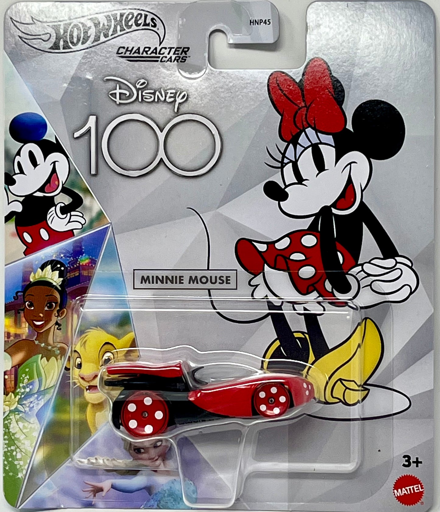 Hot Wheels Minnie Mouse Red Black - 2023 Disney 100 Years Character Cars