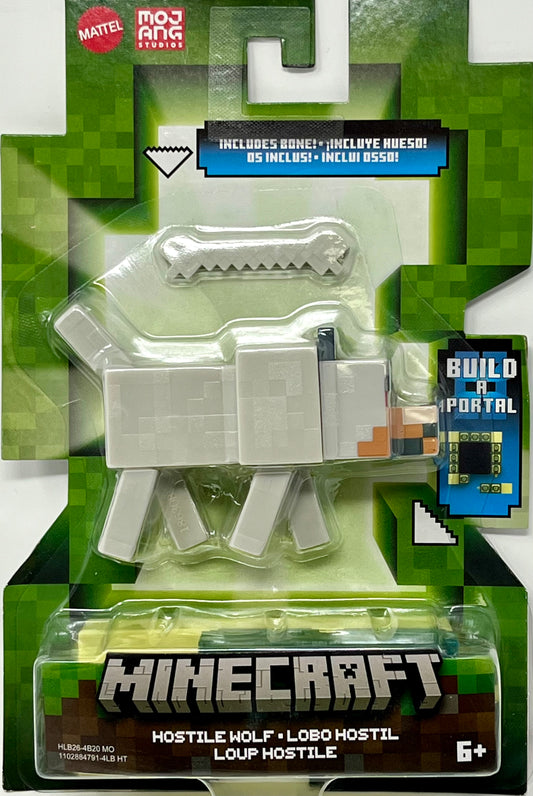 2023 Minecraft Build-a-Portal Action Figure: Hostile Wolf