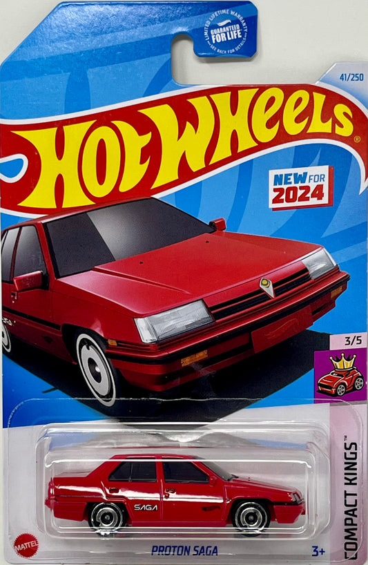 2024 Hot Wheels Compact Kings Red Proton SAGA