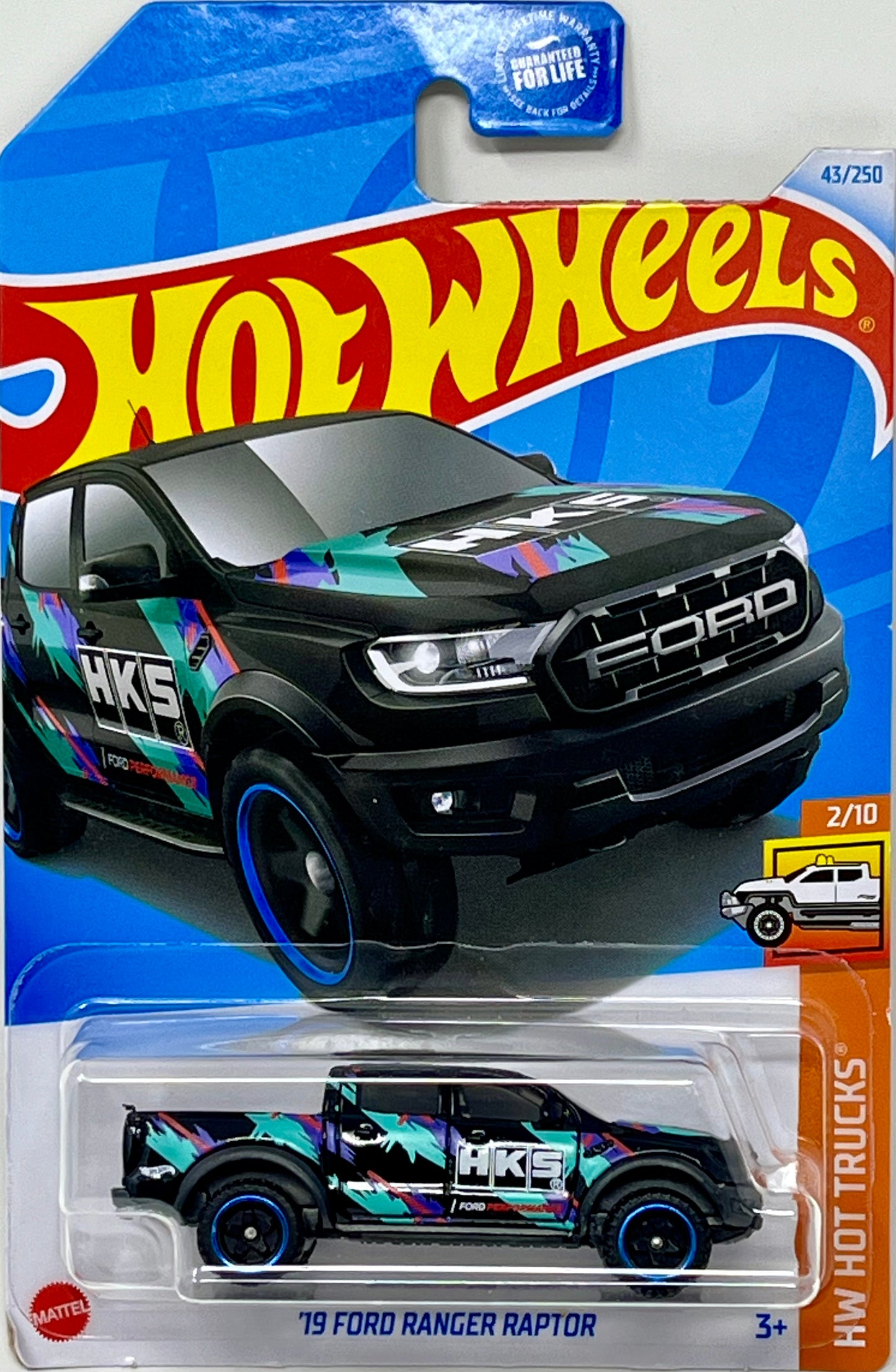 Hot Wheels HW Hot Trucks 2/10 '19 Ford Ranger Raptor 43/250 HKS