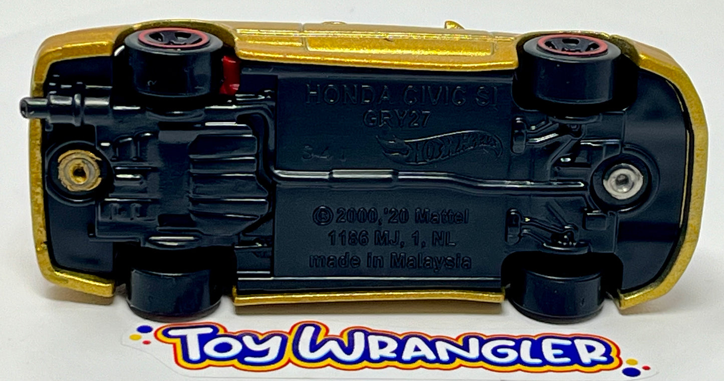 Hot Wheels Honda Civic Si Gold 1/64