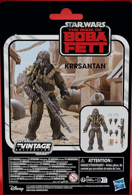 STAR WARS The Vintage Collection Krrsantan, The Book of Boba Fett 3.75-Inch Collectible Deluxe Action Figures, Ages 4 and Up