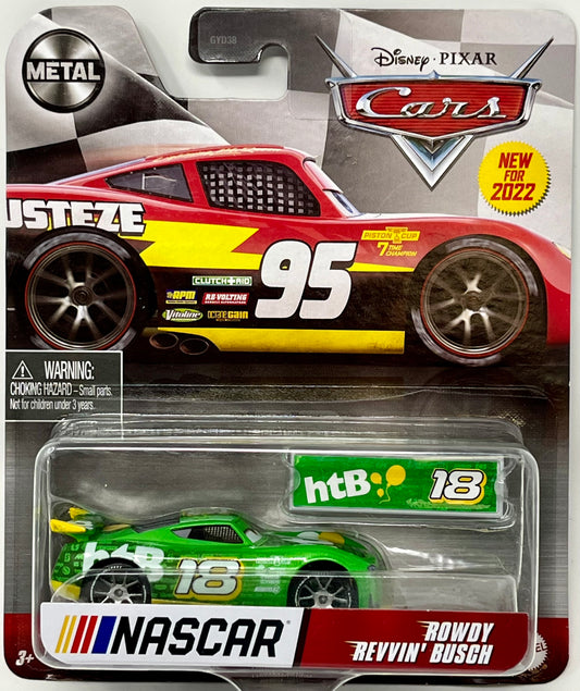 Disney Pixar Card NASCAR Rowdy  Revvin Busch 2022 #18