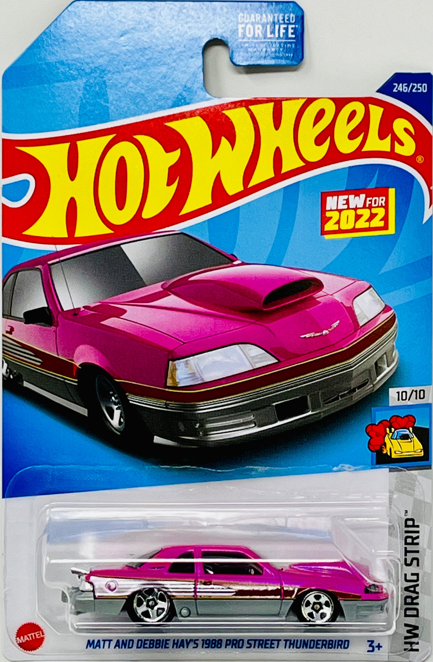 2022 Hot Wheels Matt And Debbie Hay's 1988 Pro Street Thunderbird Diecast Pink