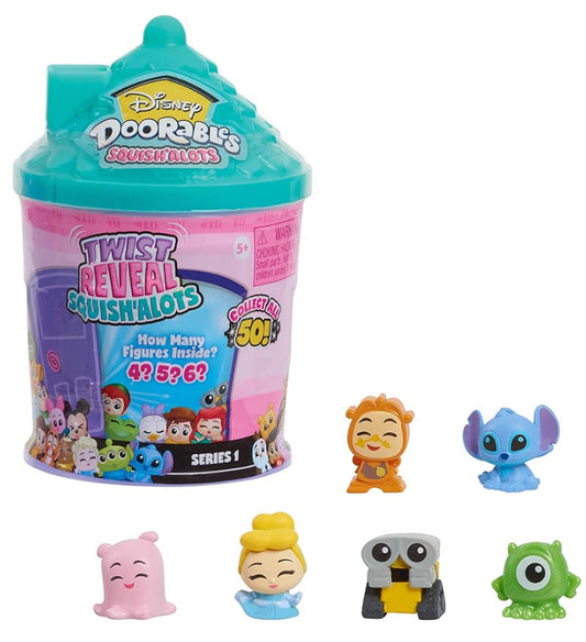 Just Play Squish’Alots Series 1, Collectible Blind Bag Figures in Capsule, Officially Licensed Kids Toys for Ages 5 Up by Just Play