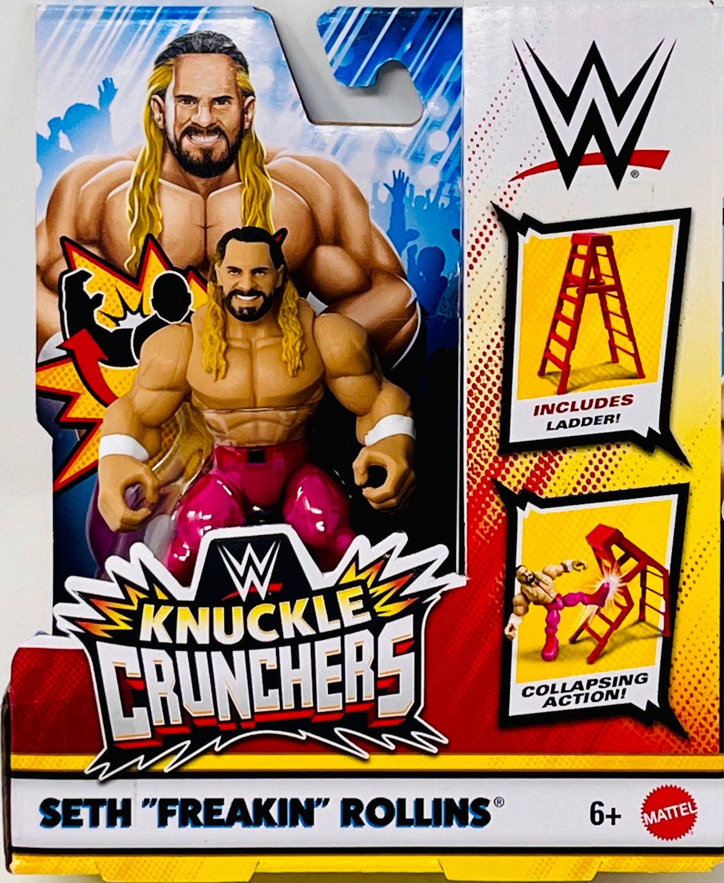 WW Knuckle Crunchers Seth “ Freakin” Rollins with Collapsing Ladder