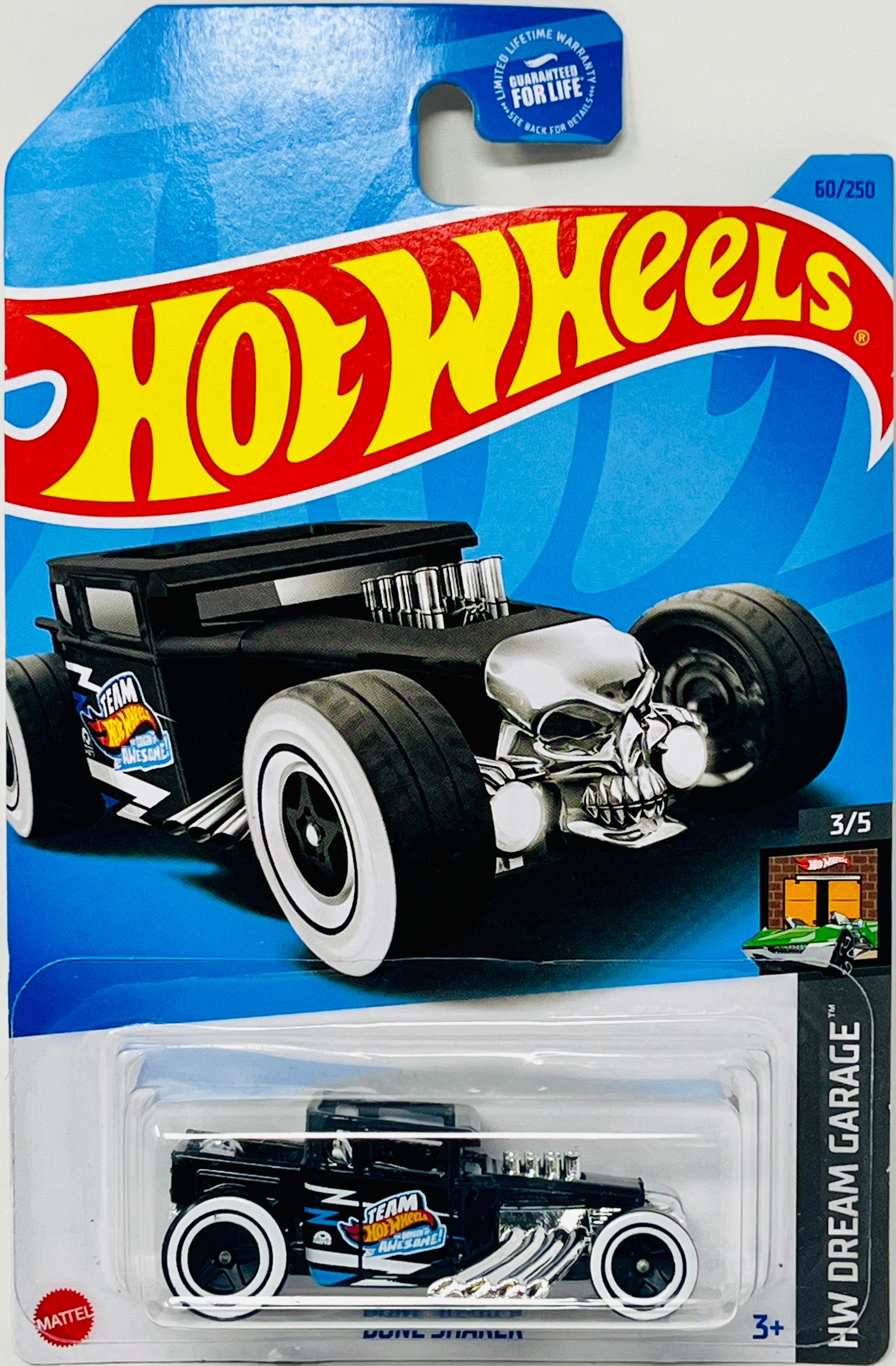 Hot Wheels Black Bone Shaker 60 250 HW Dream Garage 3 5 Toy Wrangler