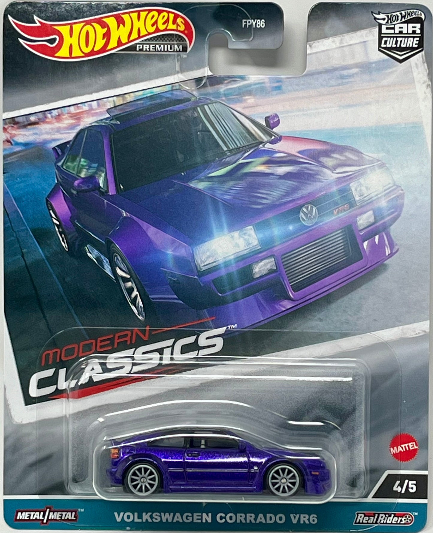 Hot Wheels HKC65 Car Culture Modern Classics - Volkswagen Corrado VR6 [3 Years Old and Up]