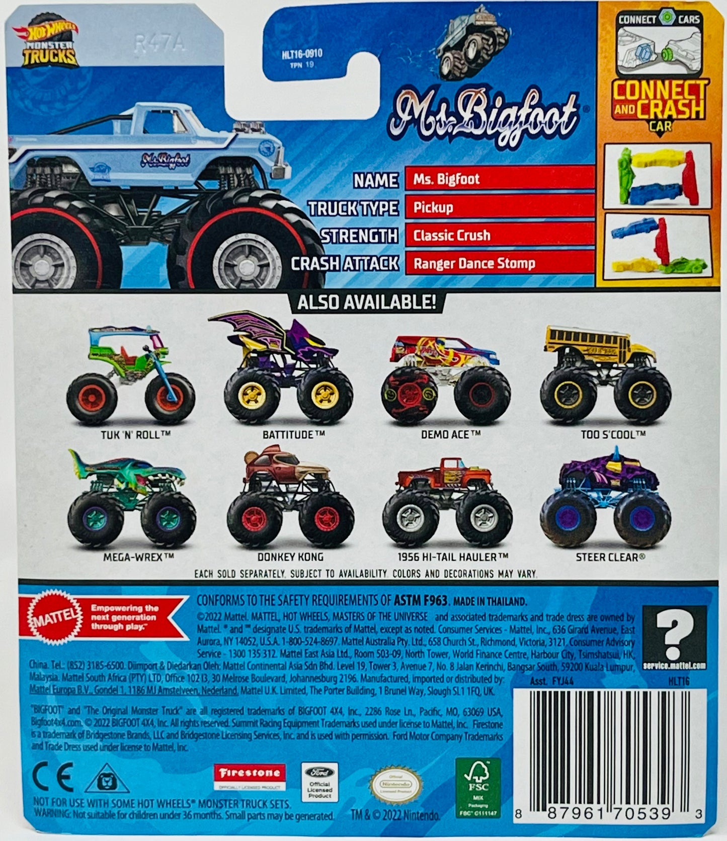 Hot Wheels MS. Bigfoot Monster Truck Treasure Hunt