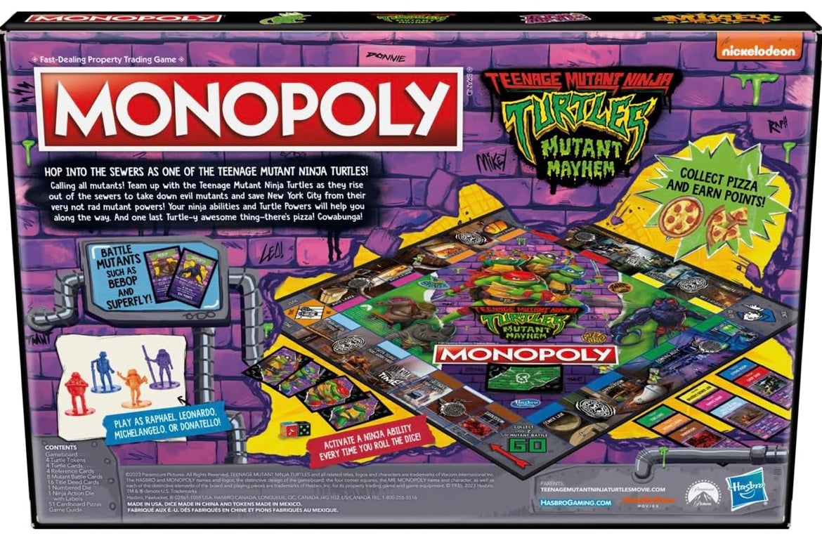 Teenage Mutant Ninjas Monopoly Mayhem Edition