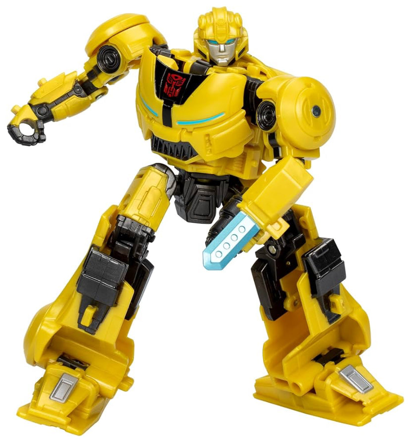 Transformers: One Prime Changer Bumblebee (B-127) 5-Inch Robot Action Figure, Interactive Toys for Boys and Girls Ages 6 and Up