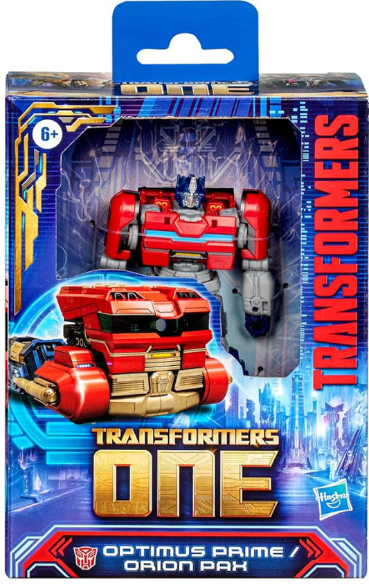 Transformers One Prime Changer Optimus Prime (Orion Pax) 5-Inch Robot Action Figure, Interactive Toys for Boys and Girls Ages 6 and Up