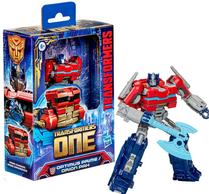 Transformers One Prime Changer Optimus Prime (Orion Pax) 5-Inch Robot Action Figure, Interactive Toys for Boys and Girls Ages 6 and Up