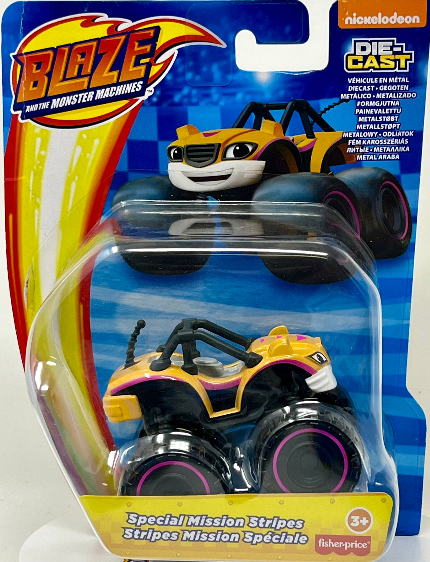 Blaze and The Monster Machines Special Mission Stripes Nickelodeon  Fisher Price
