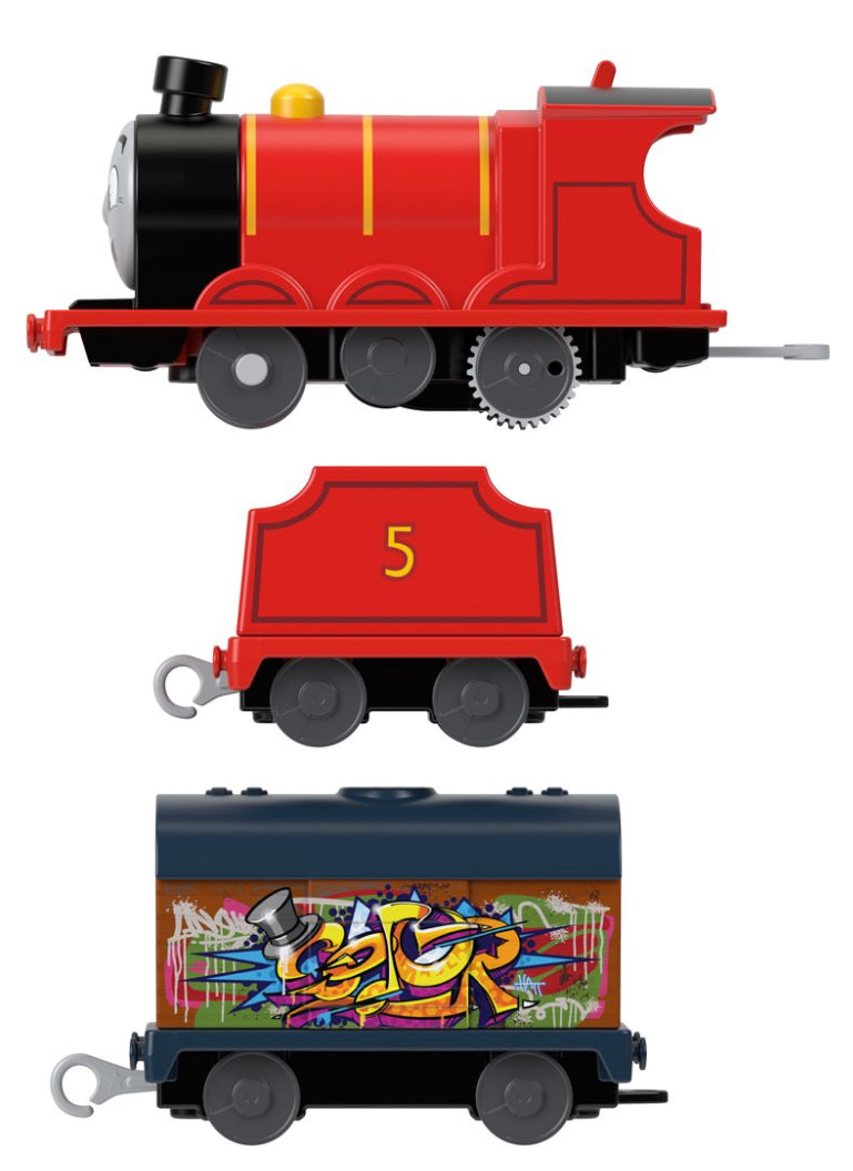 Thomas and Friends Graffiti James Motorized Engine Vehicle