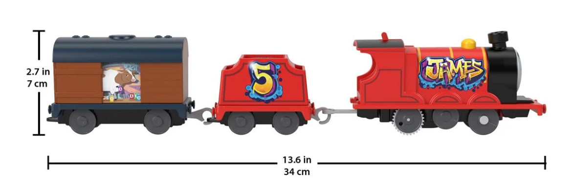 Thomas and Friends Graffiti James Motorized Engine Vehicle