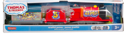 Thomas and Friends Graffiti James Motorized Engine Vehicle
