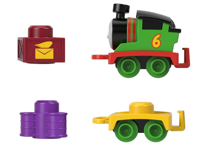 Thomas & Friends Toddler Toy My First Percy Push-Along Train with Stacking Cargo for Kids Ages 18+ Months