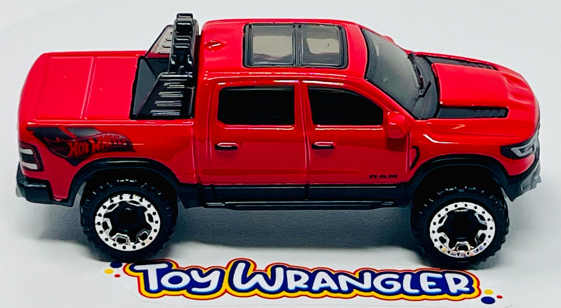 Hot Wheels Dodge Ram 1500 Truck - Red, 1:64 Scale Die-Cast, HW Performance Series