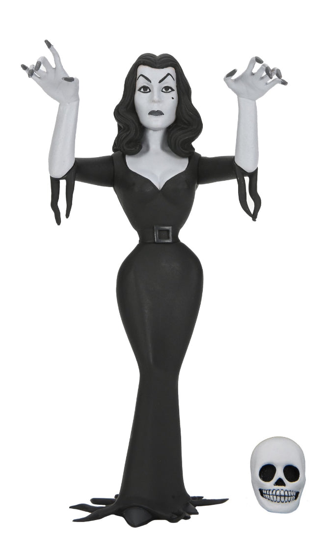 Vampira - 6” Scale Action Figure - Toony Terrors Vampira Silver Screen Edition