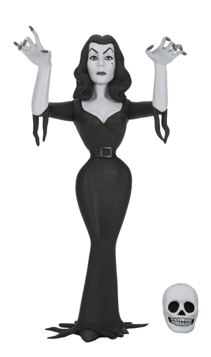Vampira - 6” Scale Action Figure - Toony Terrors Vampira Silver Screen Edition
