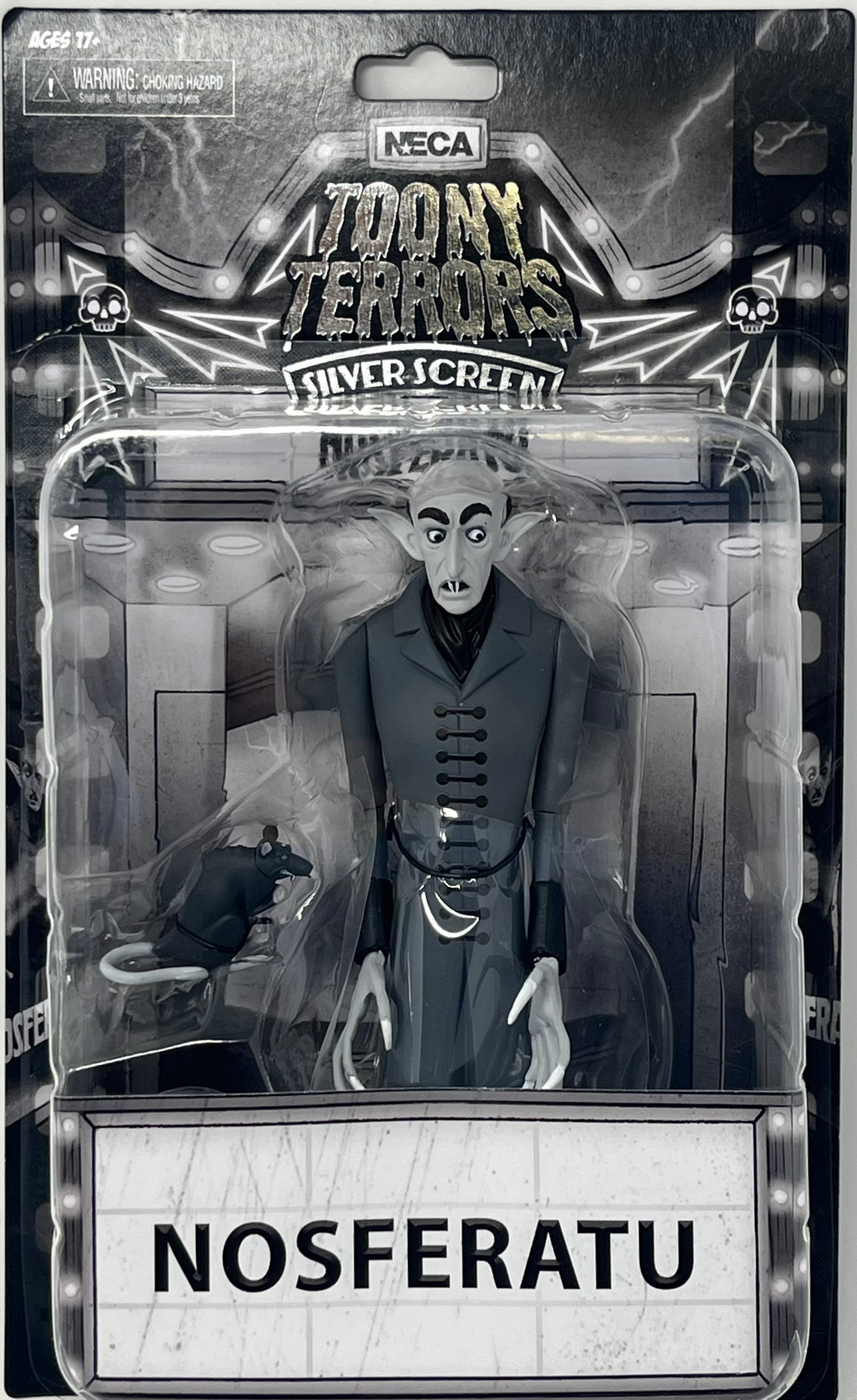 Nosferatu - 6” Scale Action Figure - Toony Terrors Count Orlok Silver ...