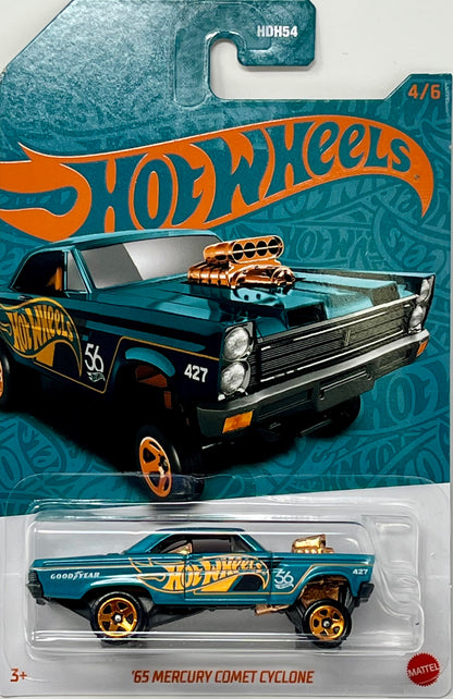 2024 Hot Wheels '65 Mercury Comet Cyclone 56th Pearl and Chrome 4/5 TEAL