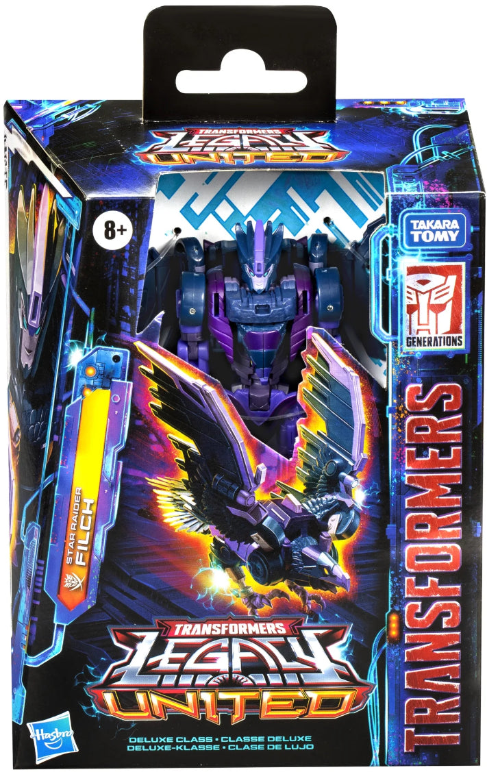 Transformers Legacy United Deluxe Star Raider Filch 5.5” Action Figure, 8+, Walmart Exclusive