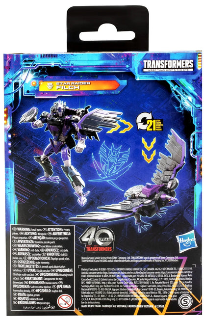 Transformers Legacy United Deluxe Star Raider Filch 5.5” Action Figure, 8+, Walmart Exclusive