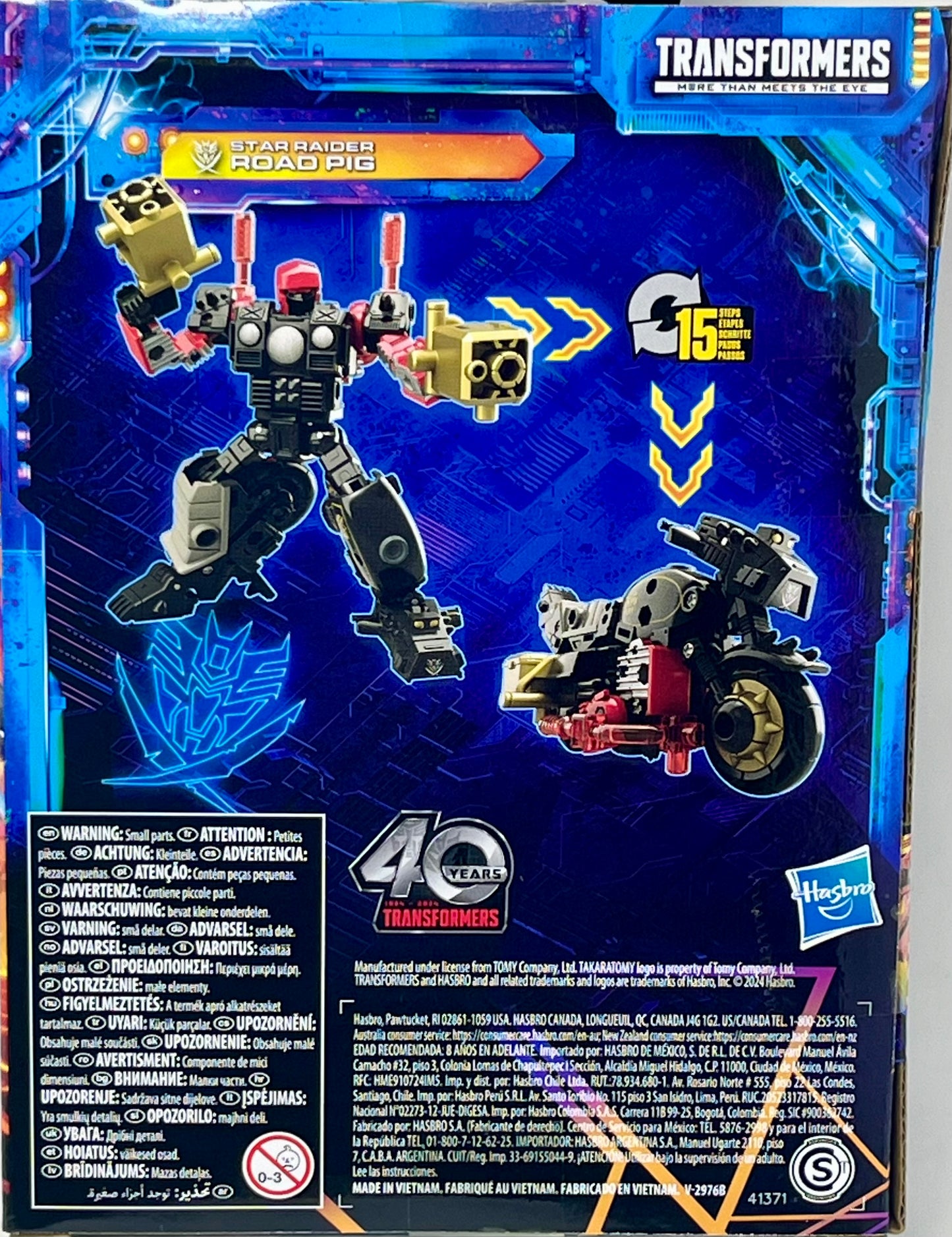 Transformers Legacy United Deluxe Star Raider Road Pig 5.5” Action Figure, 8+