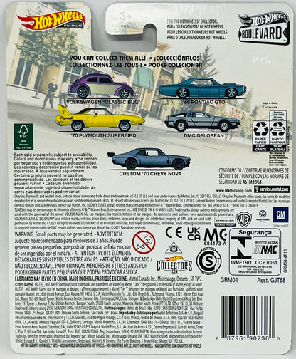 Hot Wheels Premium Boulevard Custom '70 Chevy Nova #35 Gray
