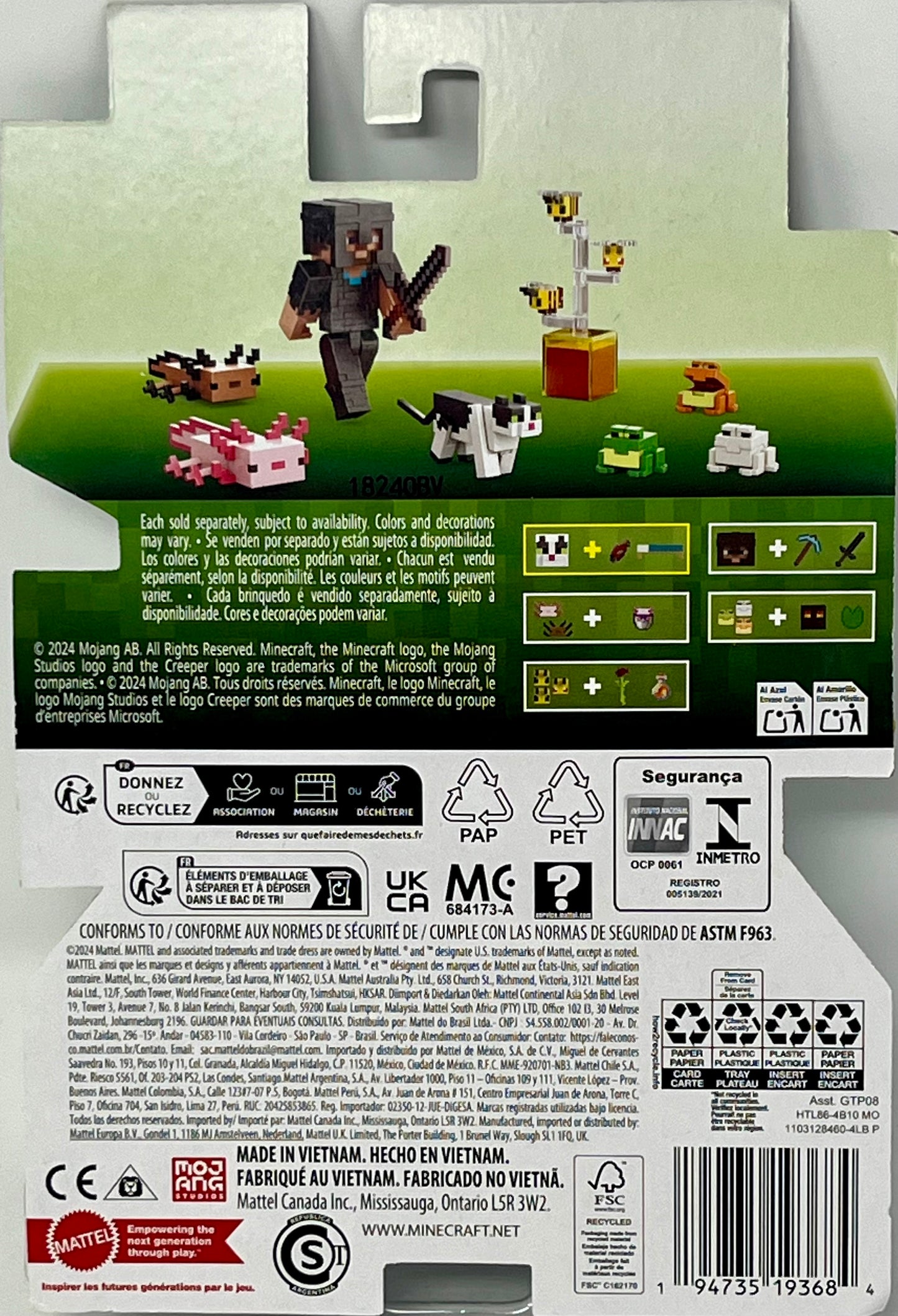 Minecraft Jellie Cat Action Figure