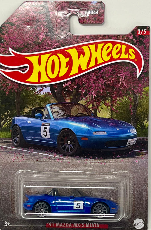 Hot Wheels Japanese Classics Series 91 Mazda MX-5 Miata #3/5