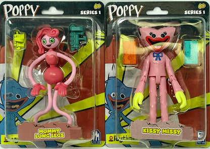 Poppy Playtime Series 1 Mommy Long Legs & Kissy Missy Figures